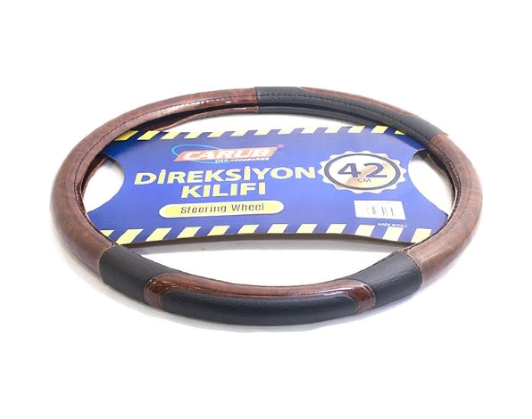 Direksiyon Kılıfı 42 Cm Siyah Maun