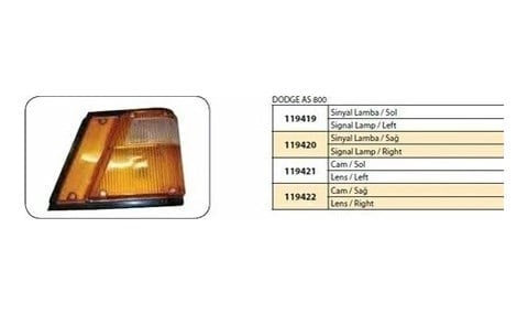 Dodge As700 Sinyal Lamba Sağ