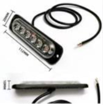 L1128-y 9-36v 6 Ledli Mini Bar Sarı Düz Ve Çakar