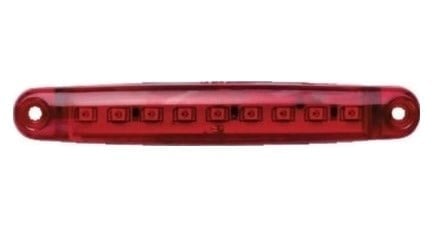 Parmak Lamba 9 Ledli Neon Kırmızı