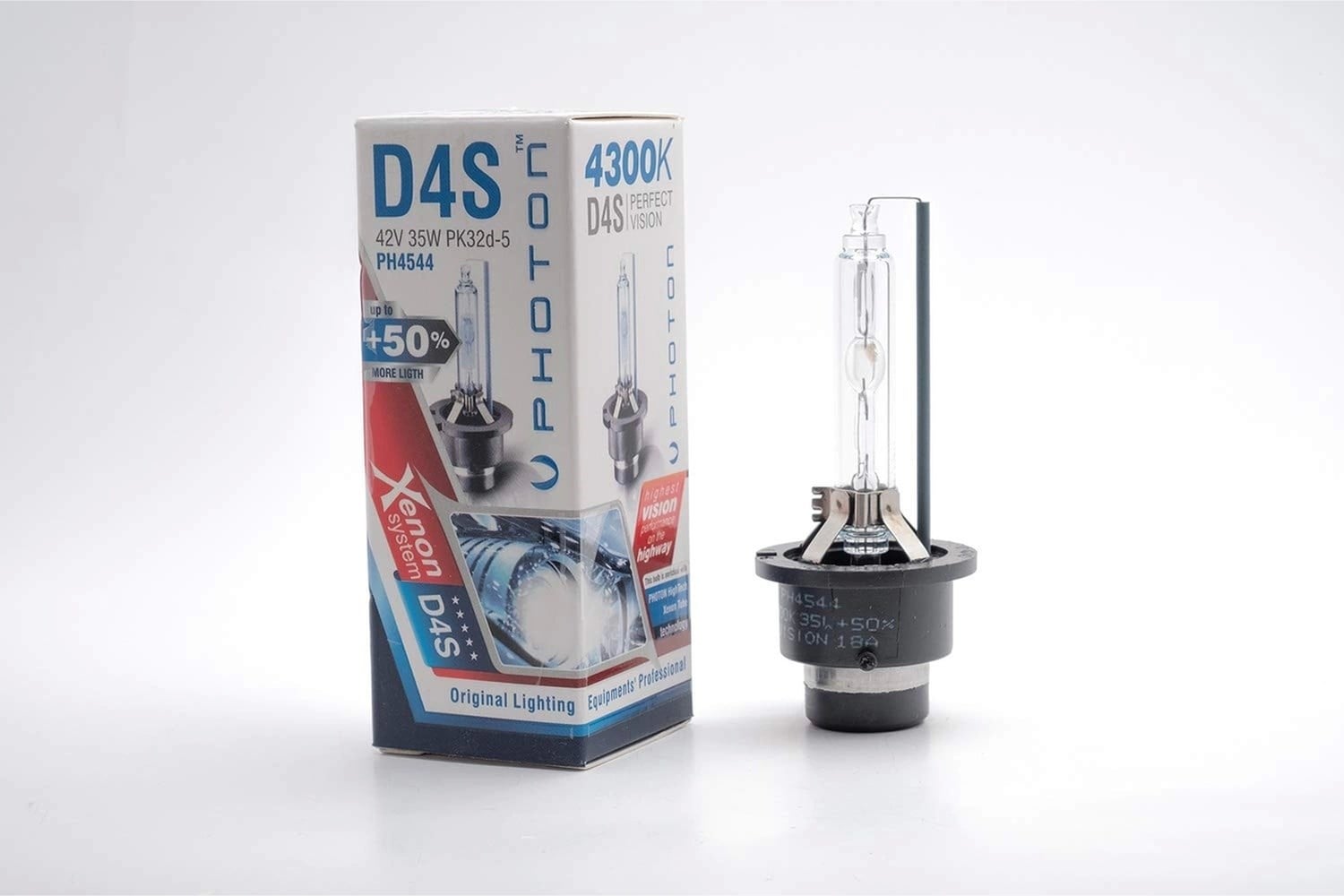XENON 12V 24V D4S 4300K + %50 FAZLA IŞIK