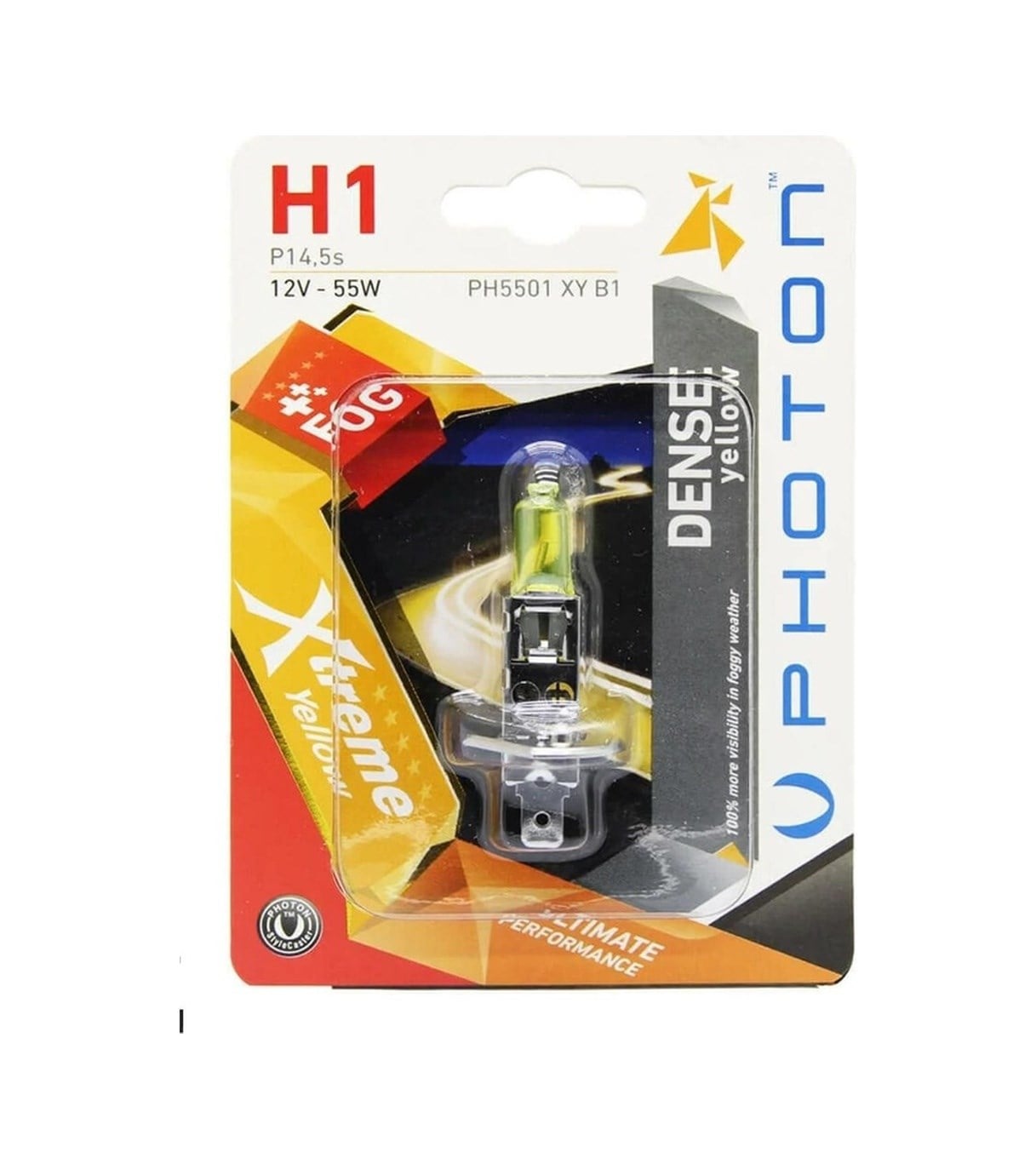 Xtreme Yellow 12v H1 55w