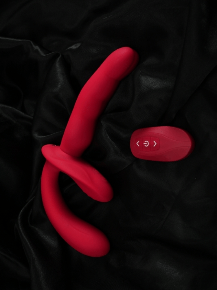 L-Join Strapless Vibratör – 10 Farklı Titreşim Modu, Uzaktan Kumandalı, Şarjlı G Nokta Uyarıcılı Tasarım