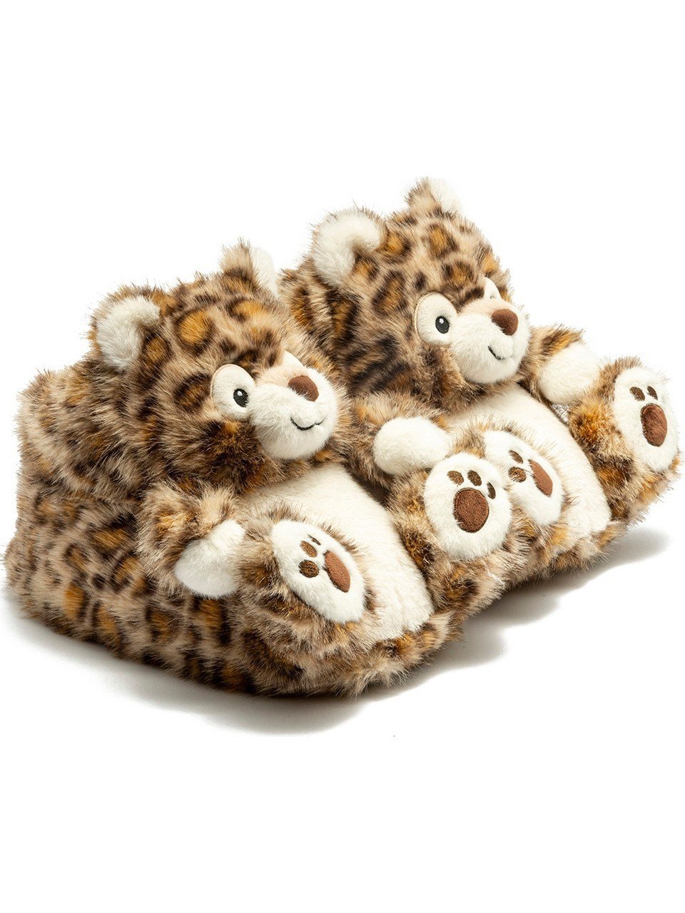 Twigy Panky Kadın Hayvanlı Panduf Leopar-Kahverengi 36/41