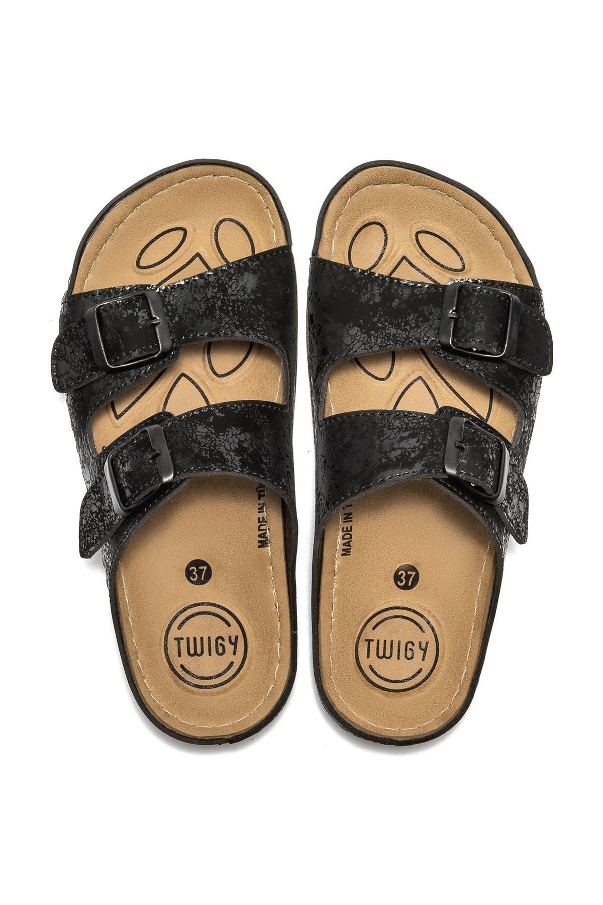 TWIGY TW DİLAY SİYAH KADIN TERLİK 36/40