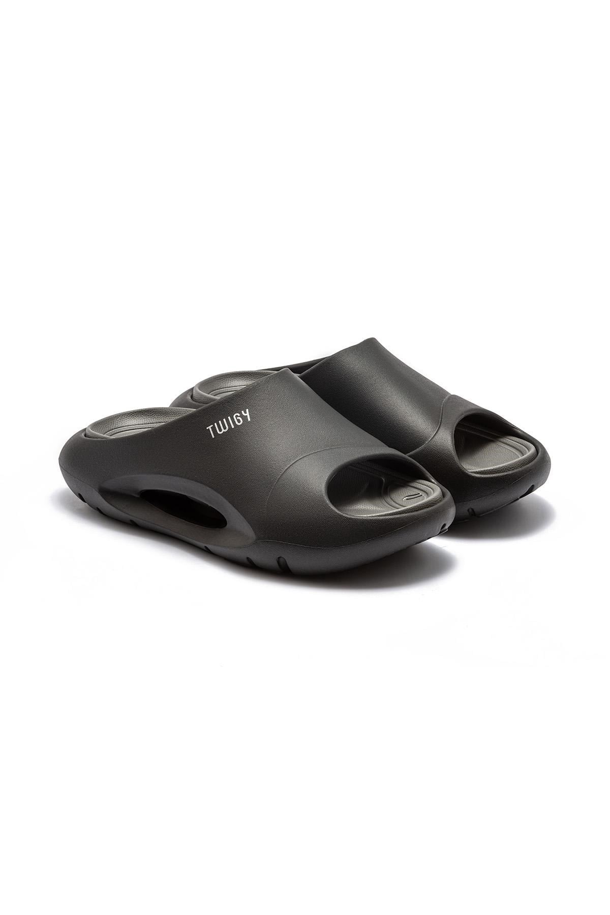 TWIGY TW SEZAR KOYU SİYAH/GRİ ERKEK TERLİK 41/45