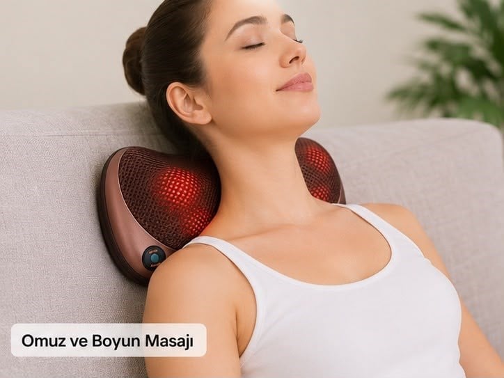 Boyun Masaj Aleti | Şarjlı Boyun ve Omuz Masaj Cihazı
