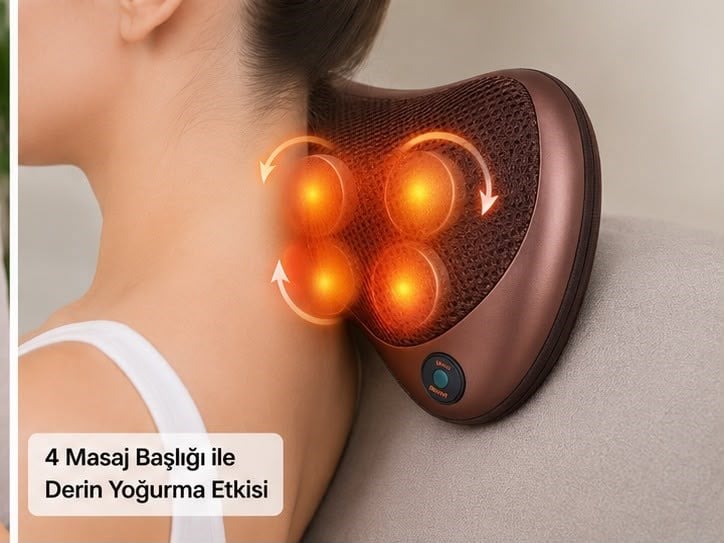 Boyun Masaj Aleti | Şarjlı Boyun ve Omuz Masaj Cihazı