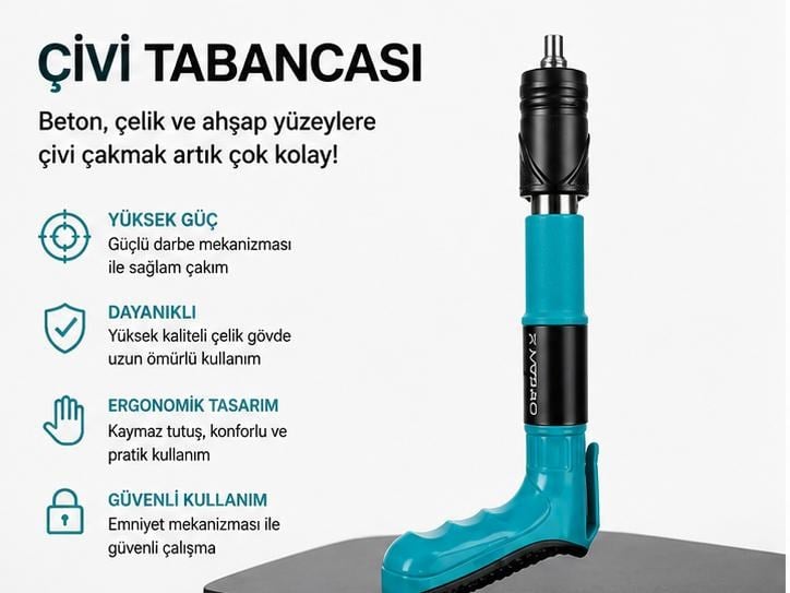 Çivi Tabancası | Manuel Çivi Çakma ve Sabitleme Aleti