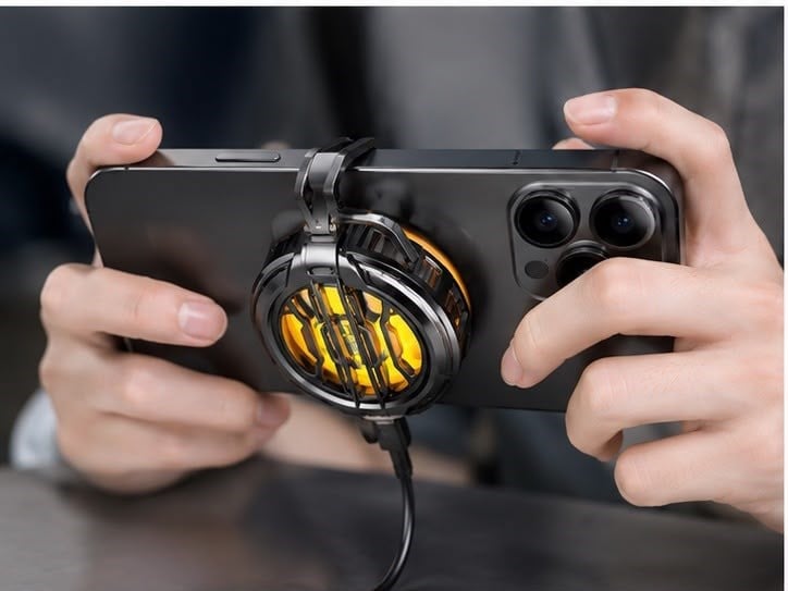CX07 Telefon Soğutucu | RGB LED'li Gaming Telefon Fanı
