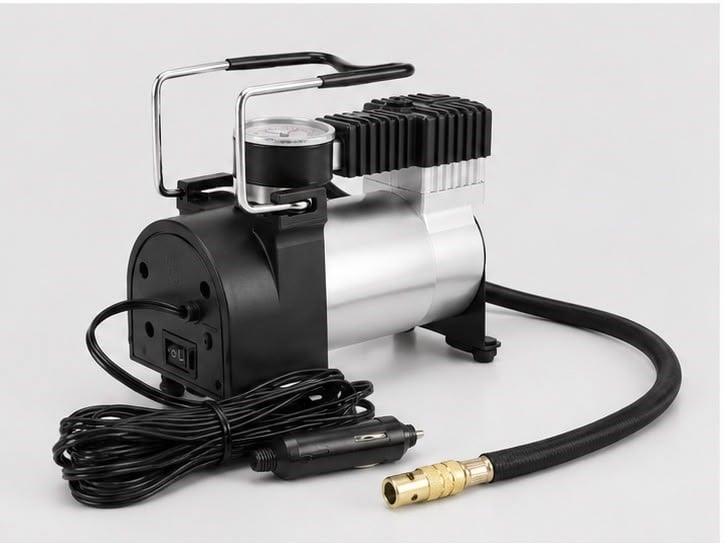 DC 12V Metal Hava Kompresörü Araç Lastik Şişirme 