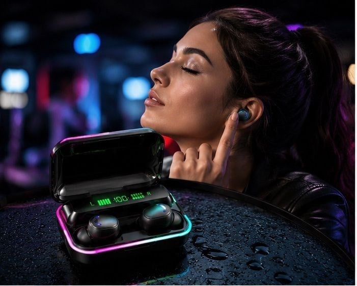 E10 TWS Bluetooth Kulaklık – LED Ekranlı Powerbank Şarj Kutusu ve Stereo Ses
