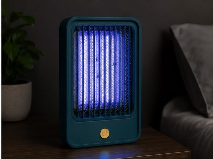 Elektrikli Sinek Yakalama Cihazı UV Işıklı Böcek Öldürücü