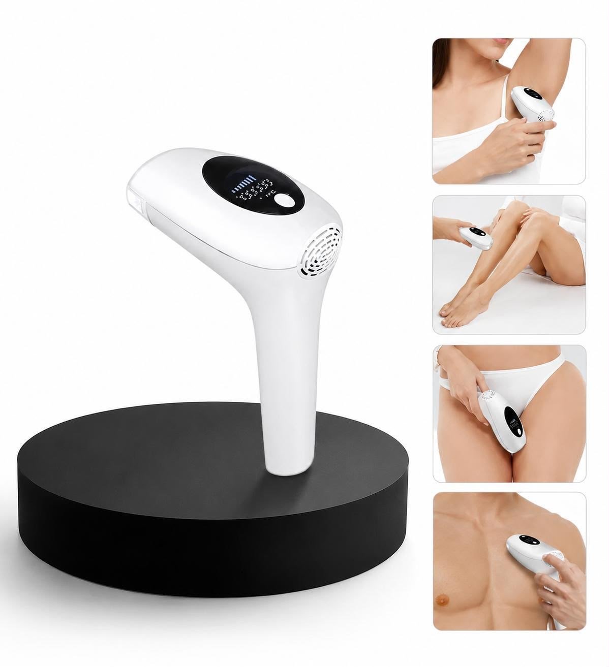Hasuba HS-262 IPL Epilasyon Cihazı – 5 Kademeli Enerji Ayarı ve LCD Ekranlı Ev Tipi Epilasyon