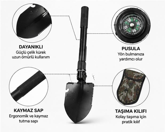 Kazma Kürek Seti | Bahçe Toprak Kazma ve Çapalama Aletleri