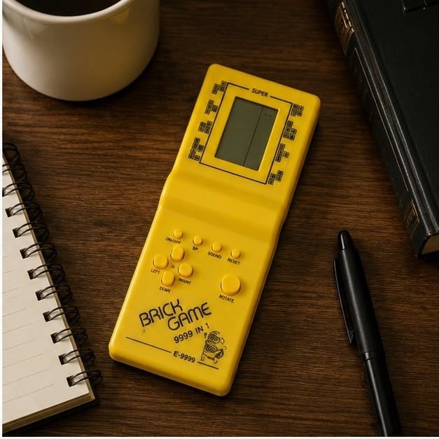 Klasik Gameboy Tetris Oyunu Taşınabilir Retro El Konsolu Pil ile Çalışan
