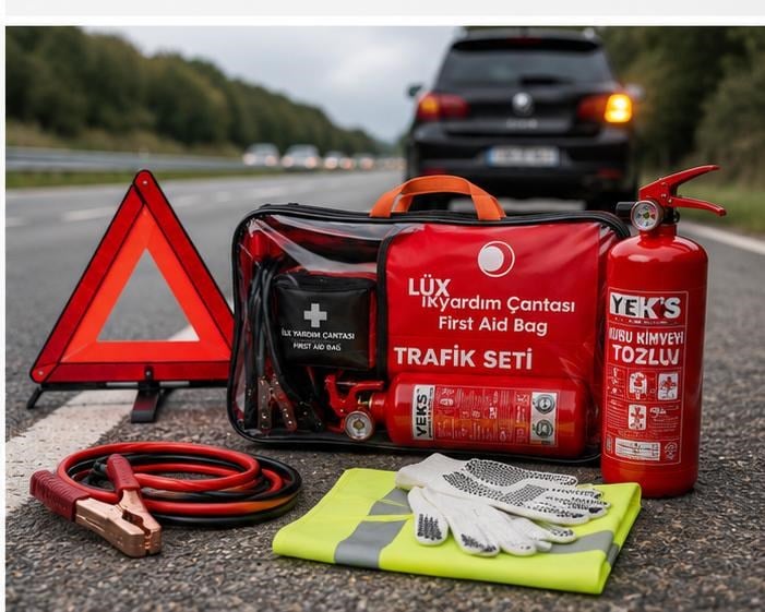 Lüks Trafik Kiti | Araç Acil Durum ve Güvenlik Seti