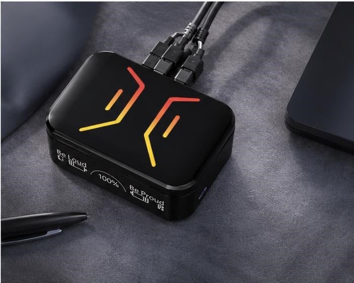 M80 TWS Kablosuz Kulaklık – Dijital Ekranlı Powerbank Şarj Kutusu ve Gaming Tasarım