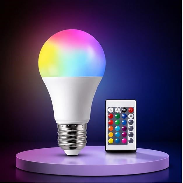 RGB LED Lamba Renk Değiştiren Dekoratif Aydınlatma