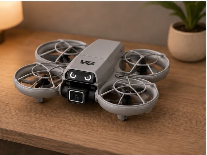 V8 Drone | HD Kameralı Katlanabilir WiFi Kumandalı Mini Drone