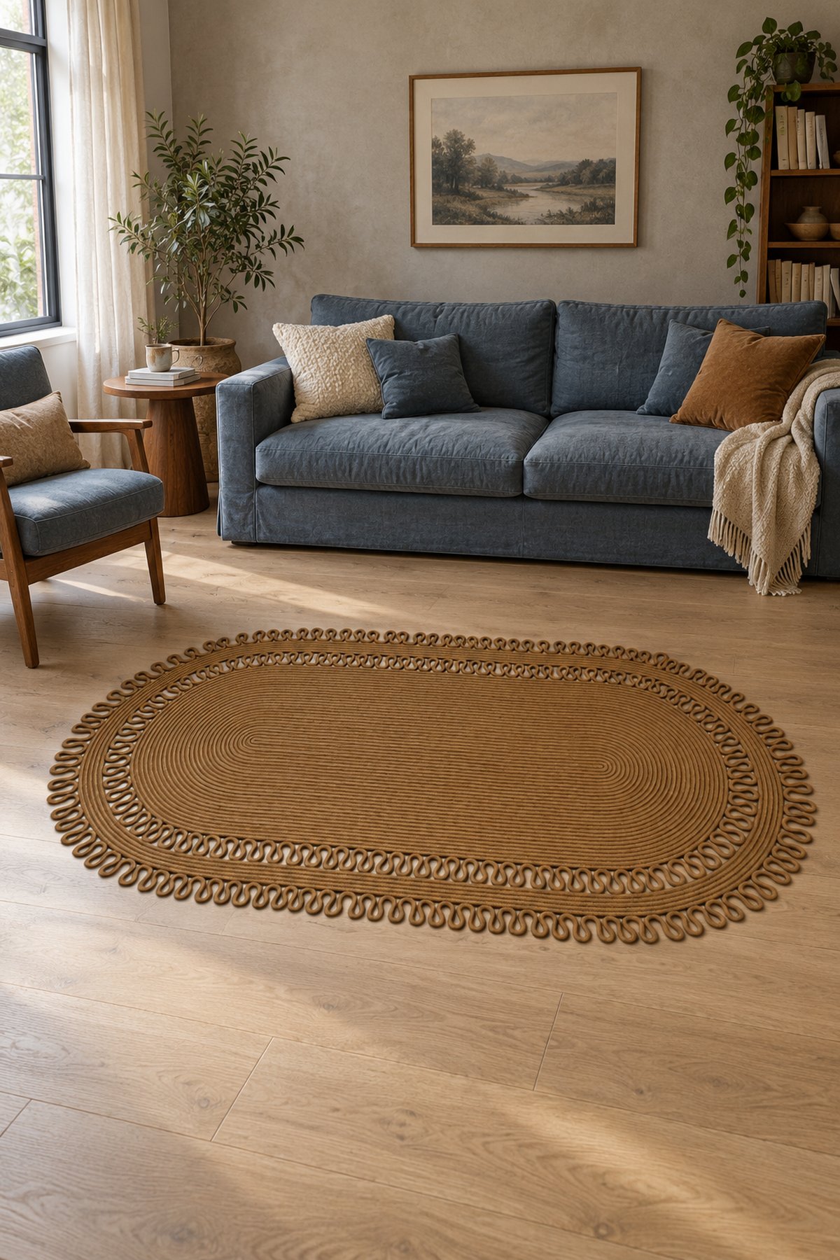 Jüt Gold Salon Mutfak Koridor Kilim Paspas Çeyizlik Hediyelik