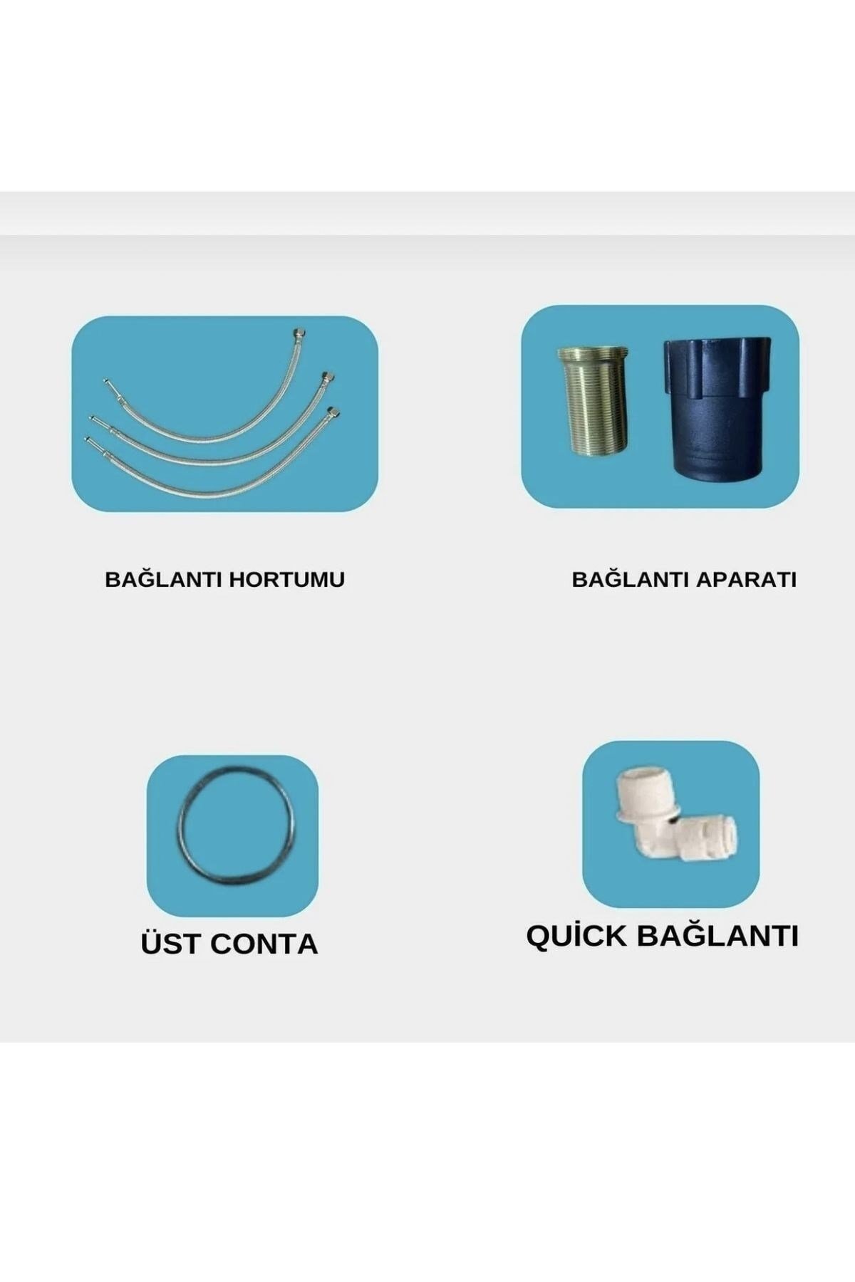 3 Yollu Arıtmalı Mutfak Evye Bataryası