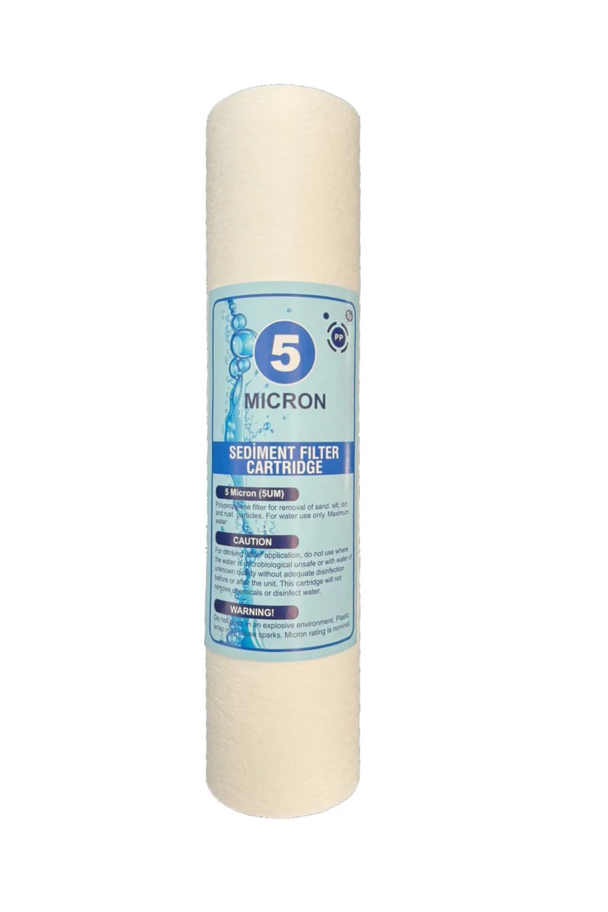 5 Mikron Sediment Filtre (Spun Filtre) 10 inç