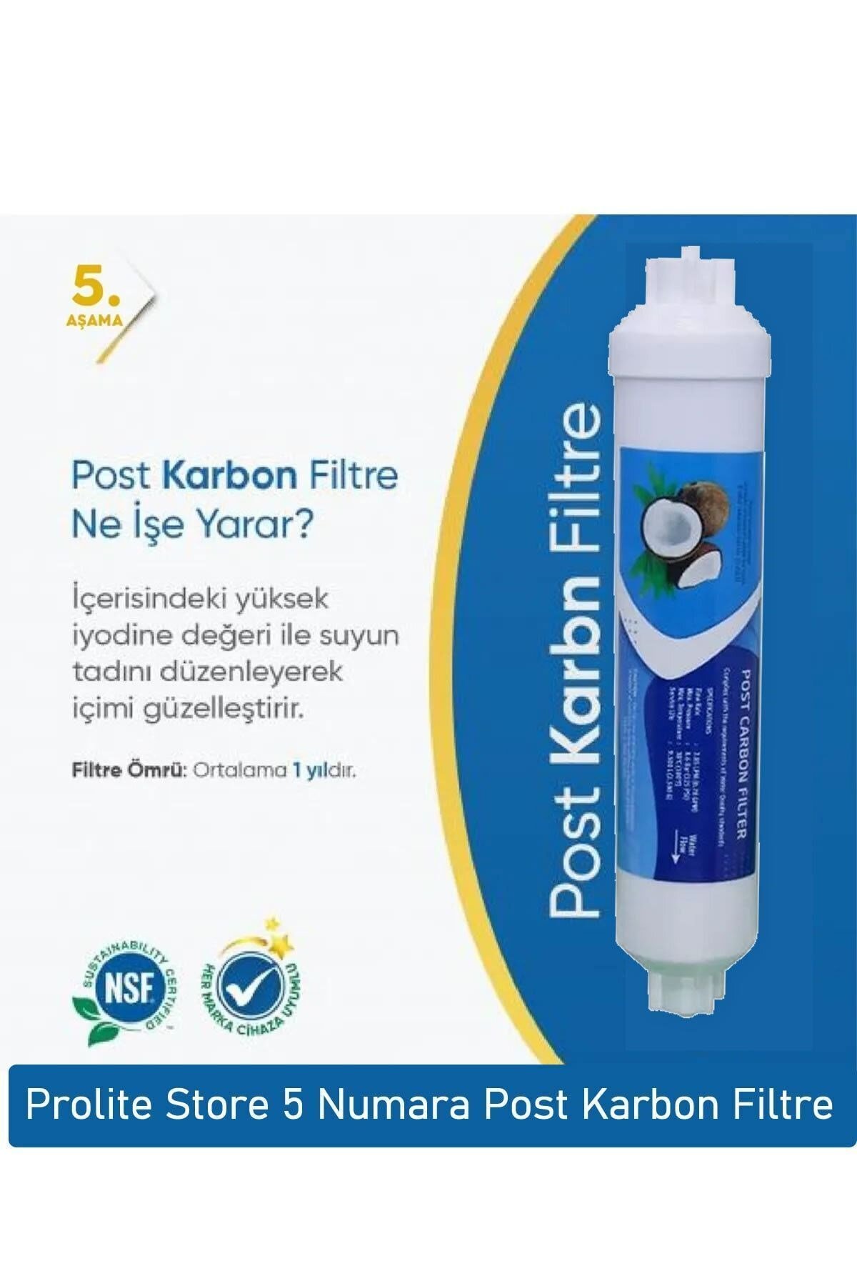 Açık Kasa Su Arıtma Cihazlarına Uyumlu 8'li Filtre Set Vontron