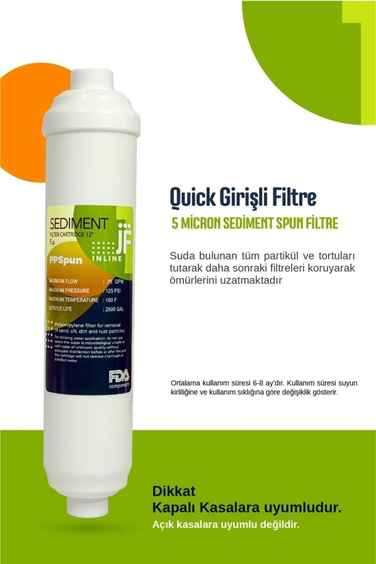 Aqua Line Marka Filtre Inline Kapalı Kasa 3lü Filtre Seti