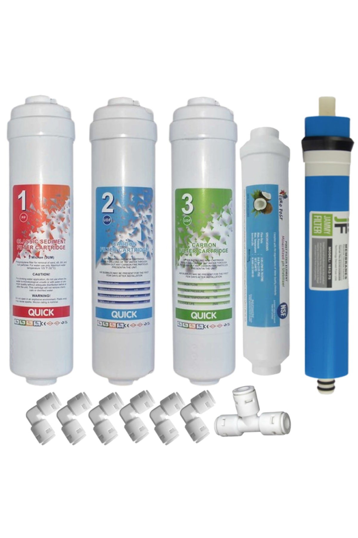 Aqua Spring Su Arıtma Cihazı Forte 5li Takım Filtre Seti