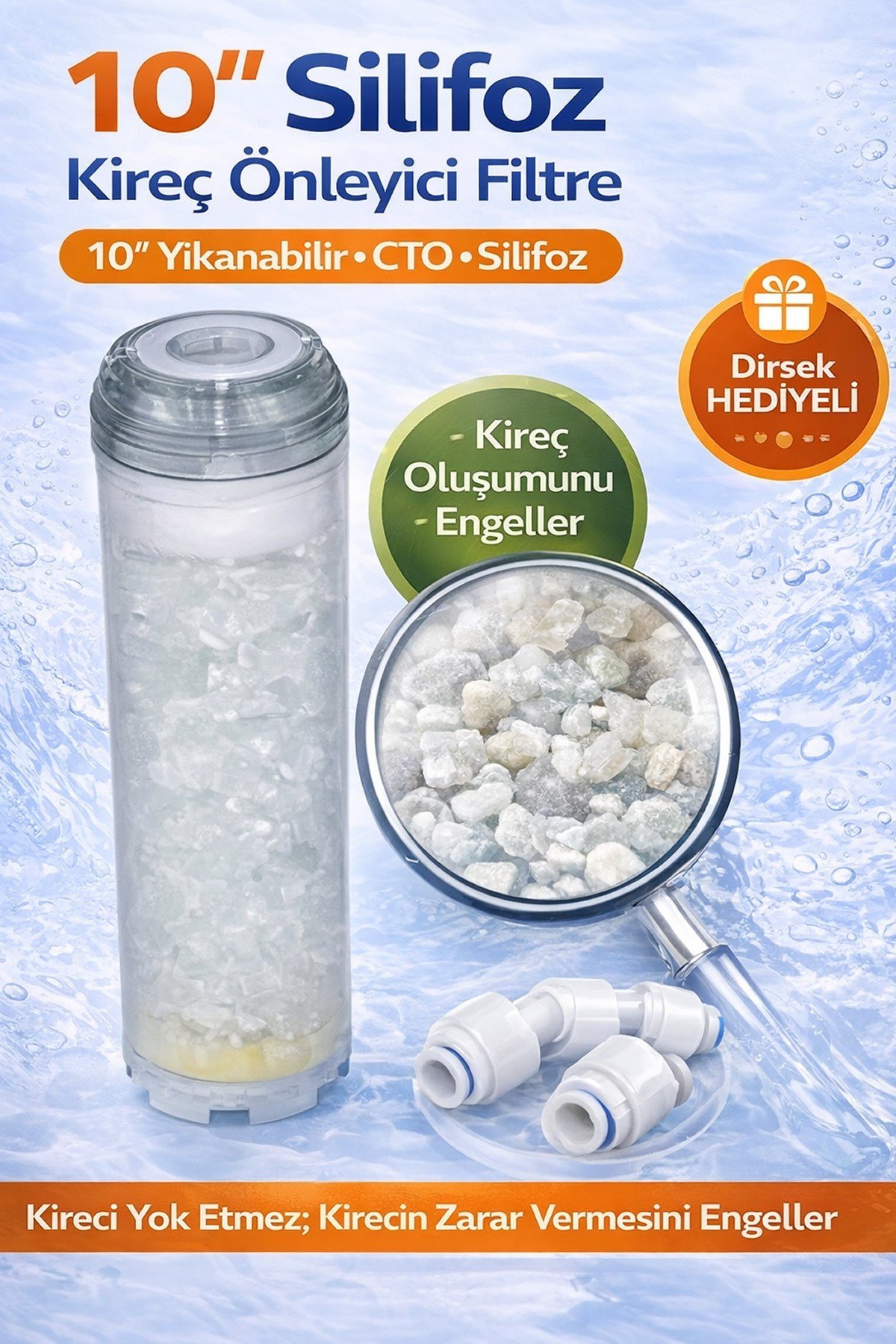 Bina Girişi Su Arıtma Cihazı Yıkanabilir-CTO-Silifoz