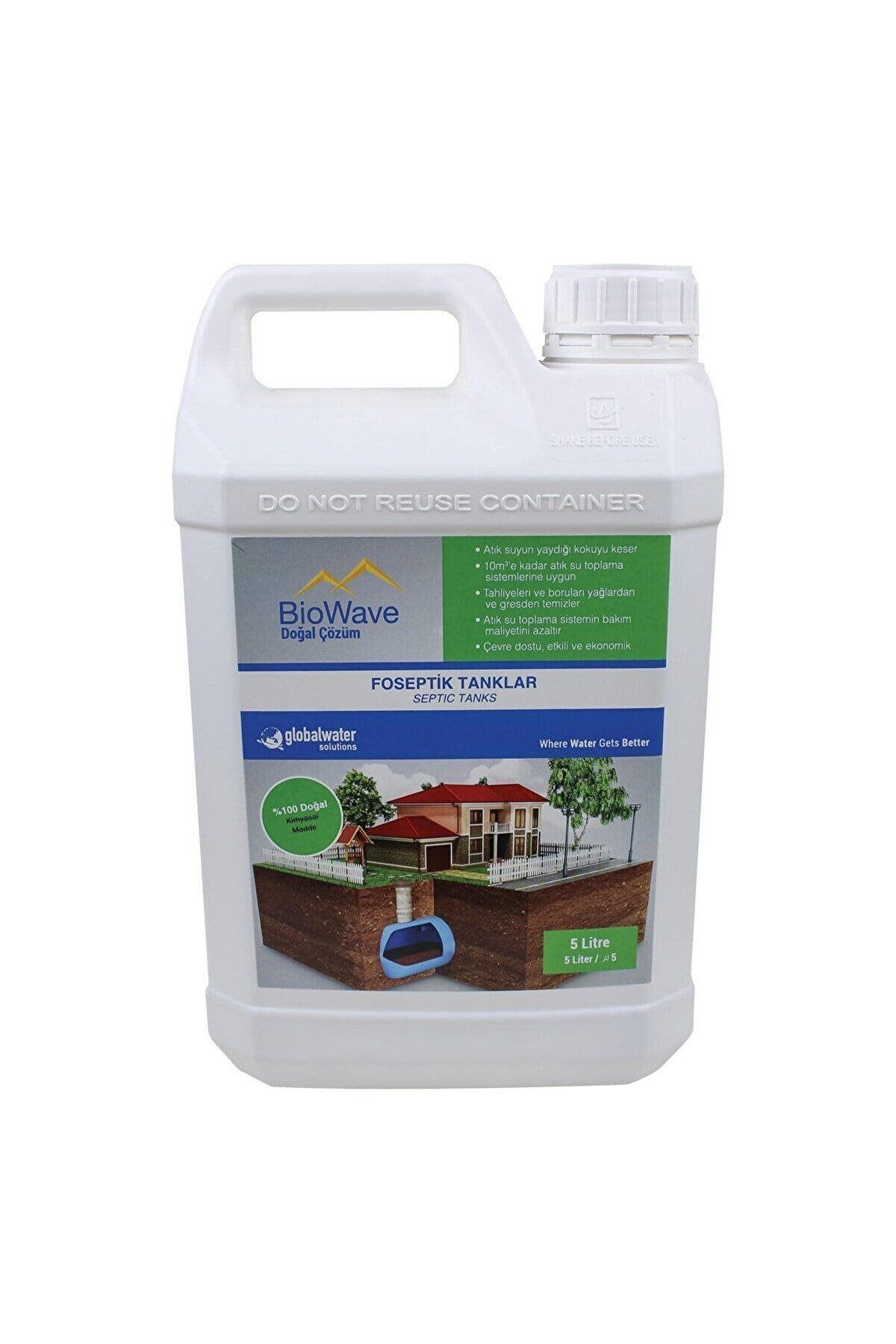 Foseptik Tank Koku ve Atık Giderici 5 Litre BioWave