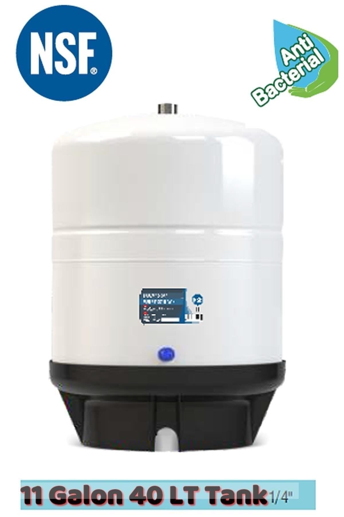 Günde 1100 Lt Arıtma Kapasiteli 40 Lt Tank Hediye 300 Gpd Direk Akışlı Su Arıtma Cihazı