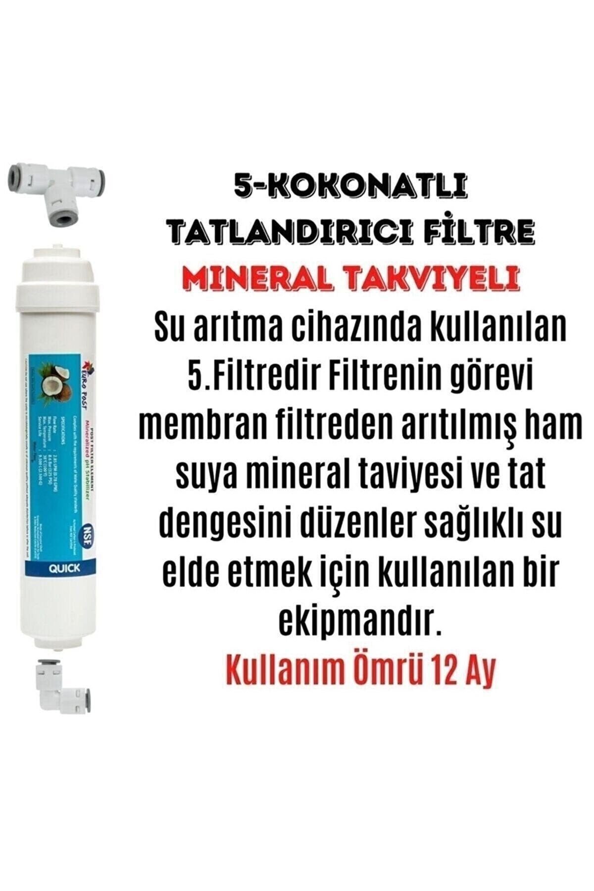 Kapalı Kasa Silver Su Arıtma Cihazı Uyumlu 5li Filtre Set Inline