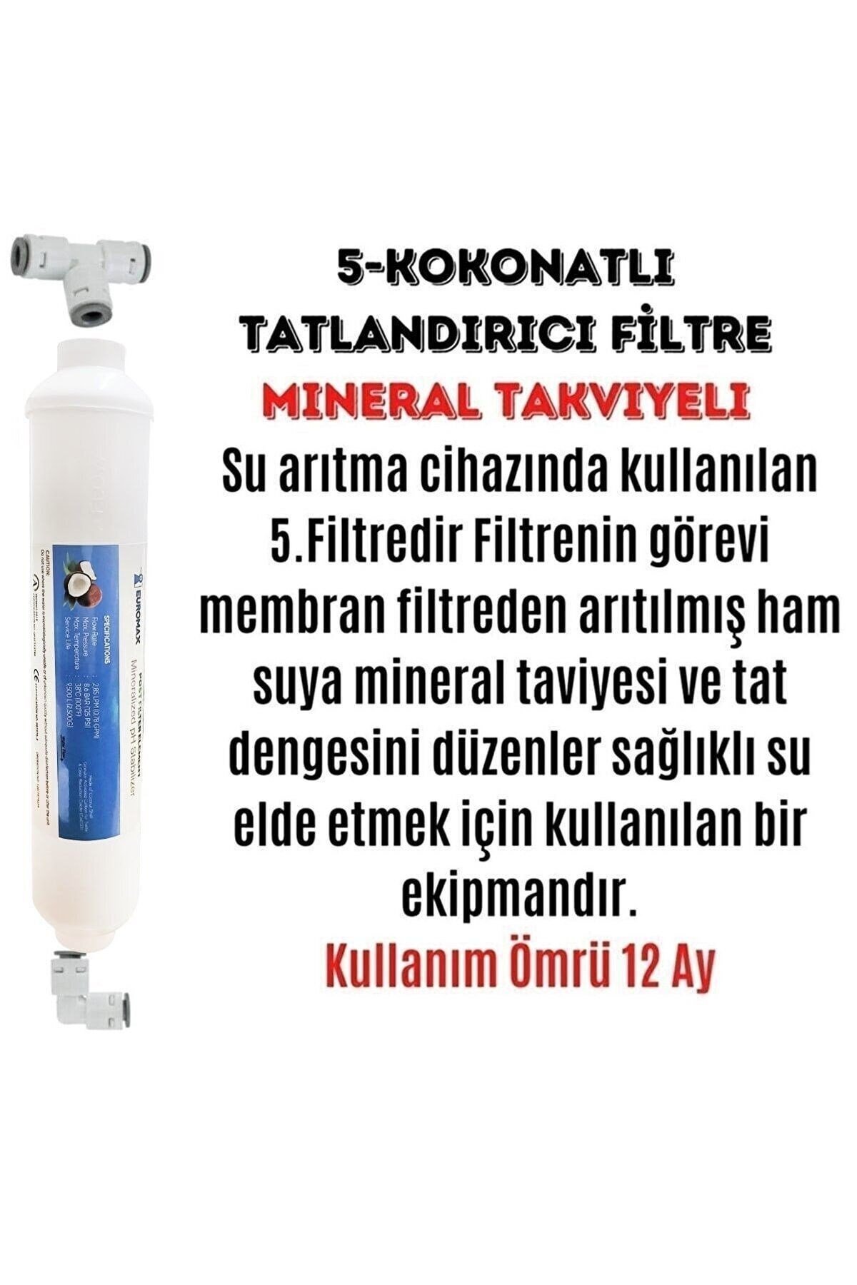 Kapalı Kasa Silver Su Arıtma Cihazı Uyumlu 5li Filtre Set Inline