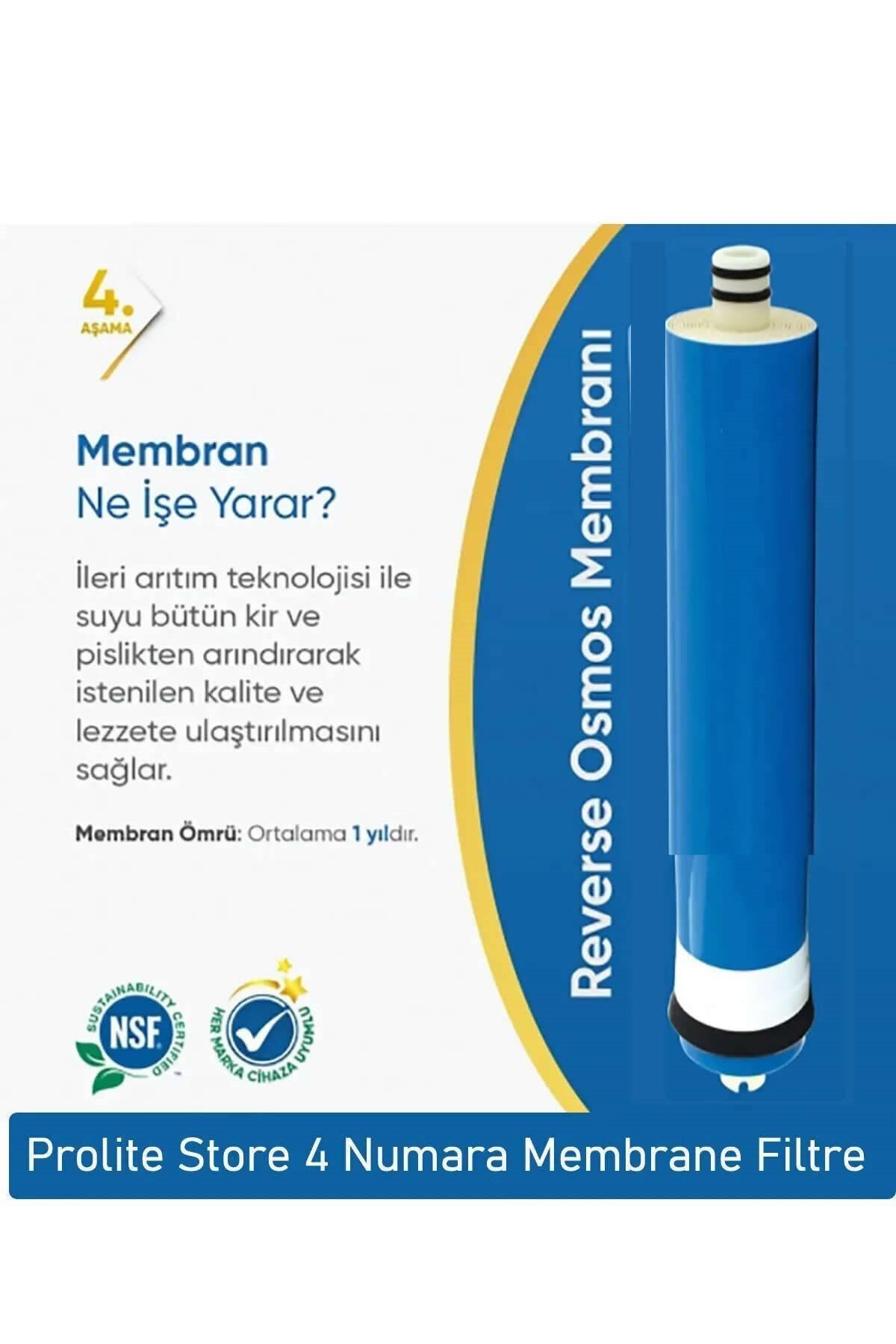Kapalı Kasa Su Arıtma Cihazı Uyumlu 6'lı Inline Su Filtresi 9 Aşamalı
