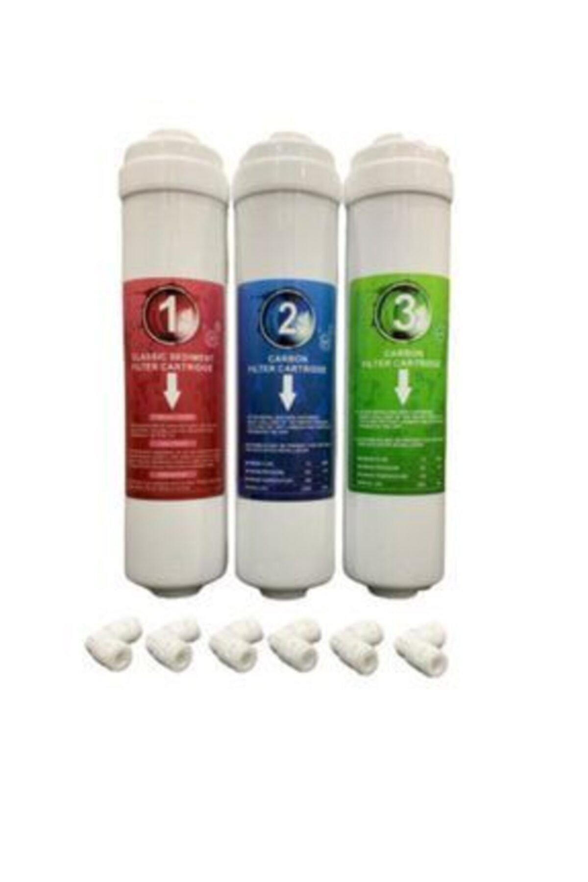 Kapalı Kasa Su Arıtma Cihazları Için 3'lü Set Inline