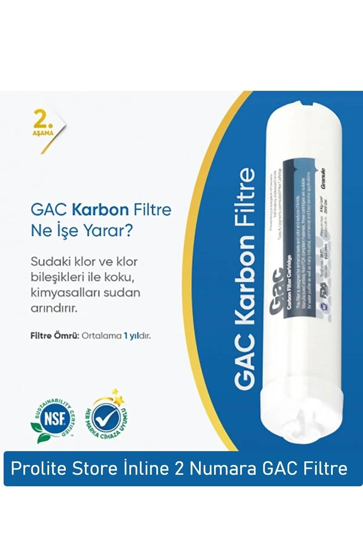Kapalı Kasa Su Arıtma Cihazlarına Uyumlu 4'lü Inline Filtre Set