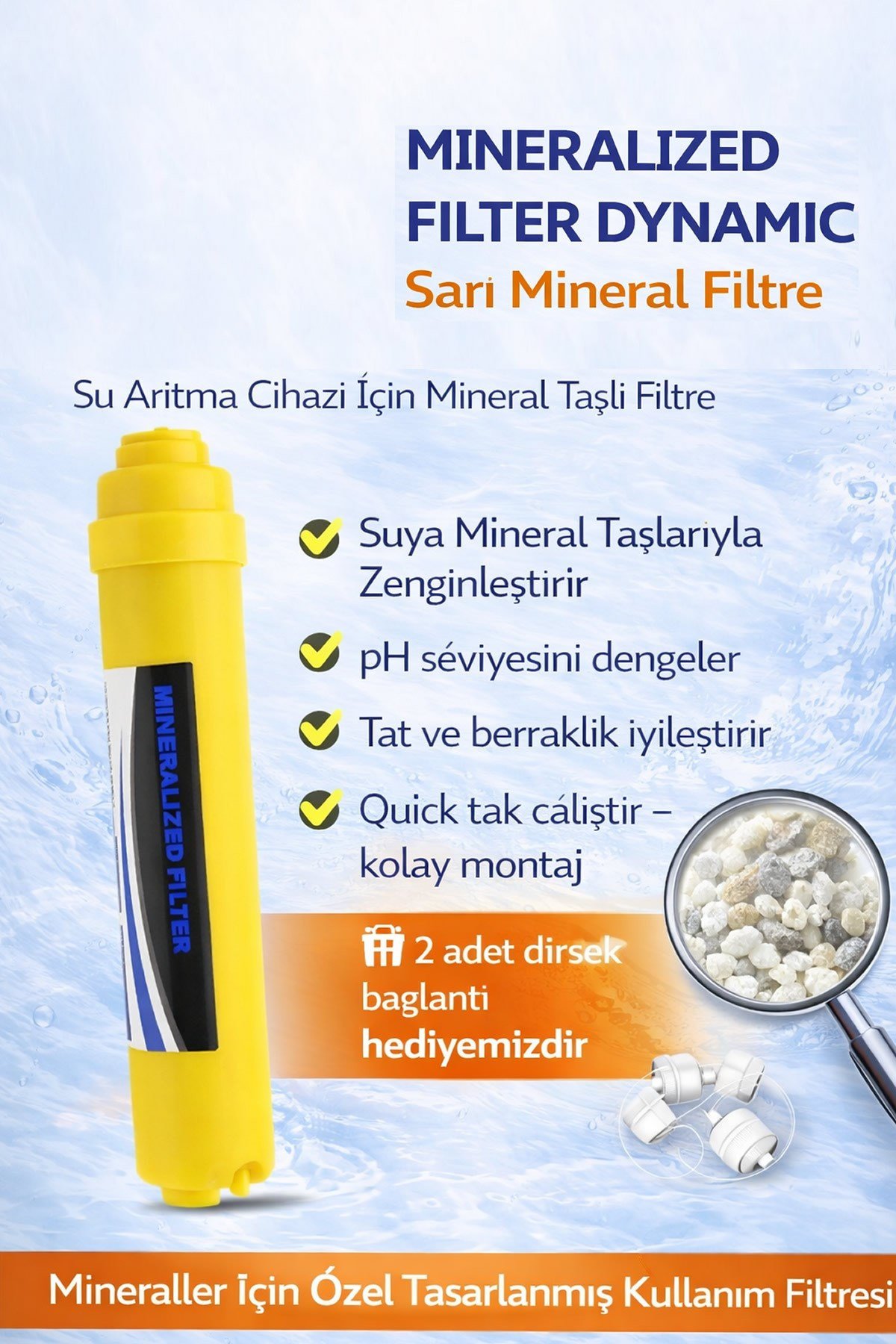 Mıneralızed Fılter Dynamic Sarı Mineral Filtre