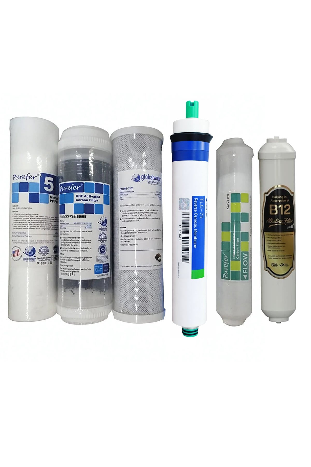 Purefer Açık Su Arıtma Filtresi Pentair Membranlı B12 Filtreli