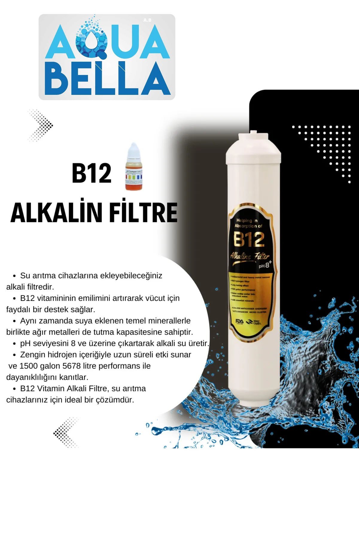 Stylus 12 Aşamalı Pro B12 Mineralli Su Arıtma Cihazı