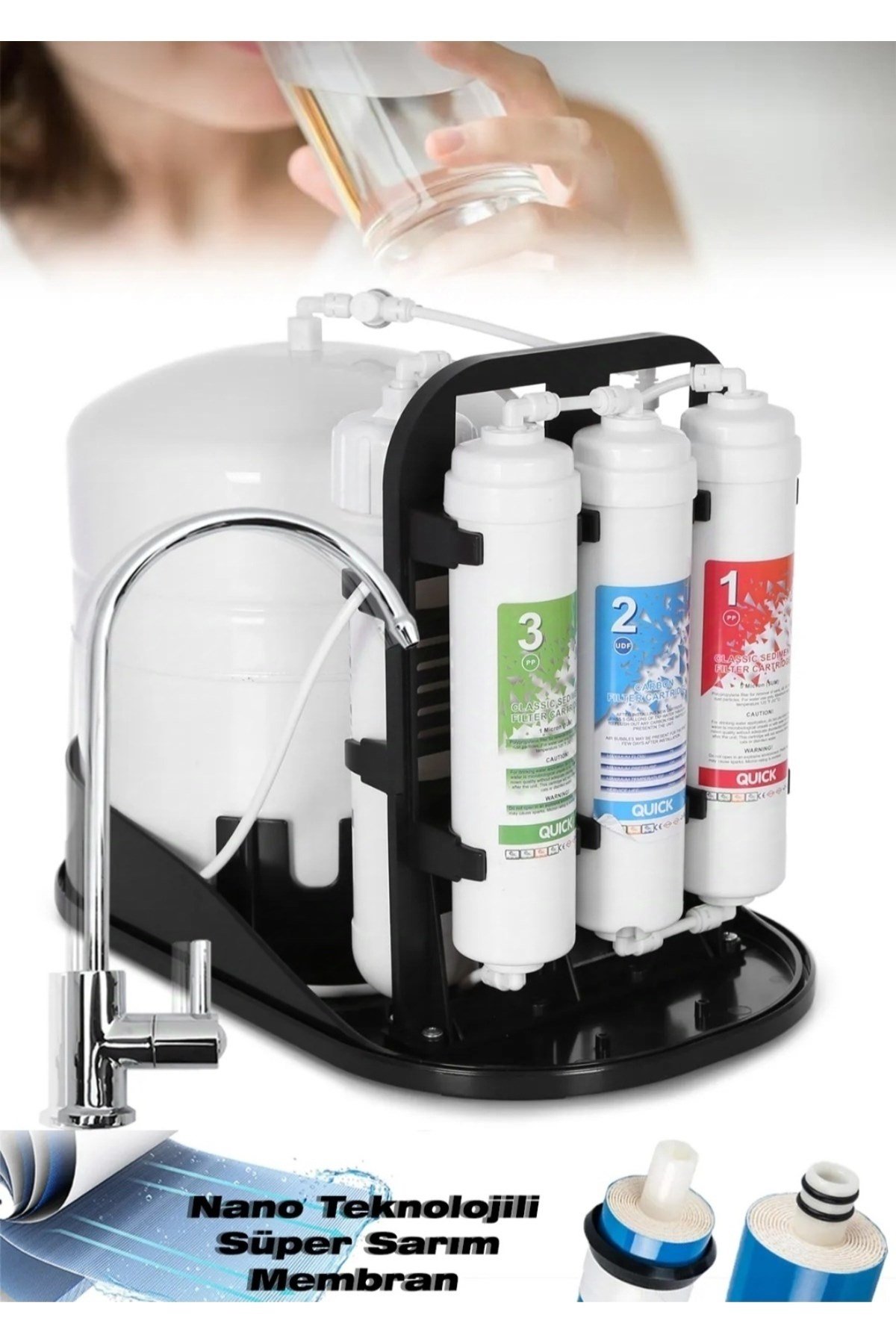 Su Arıtma Cihazı 12 Litre Pompasız