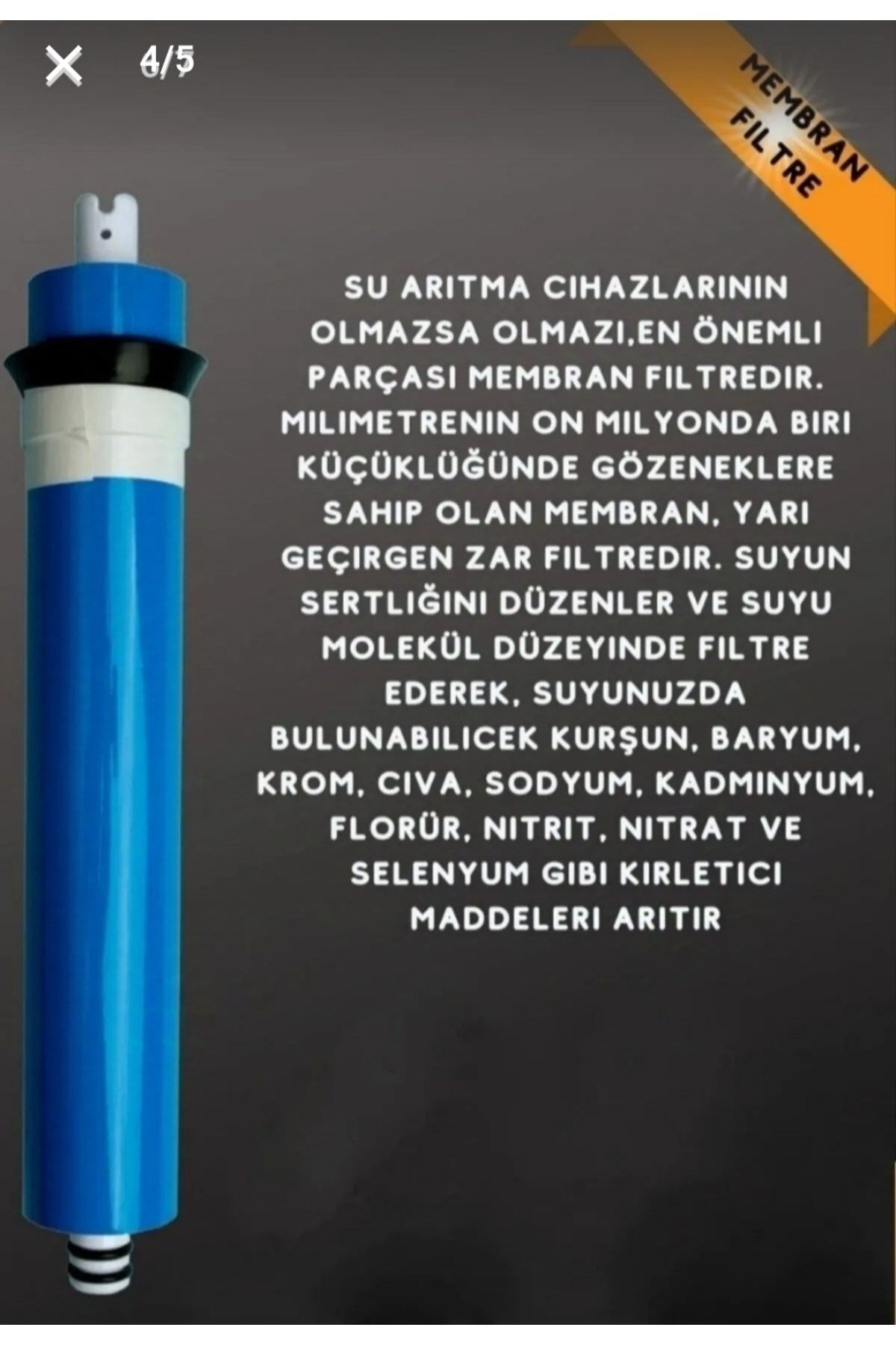 Su Arıtma Cihazı 12 Litre Pompasız