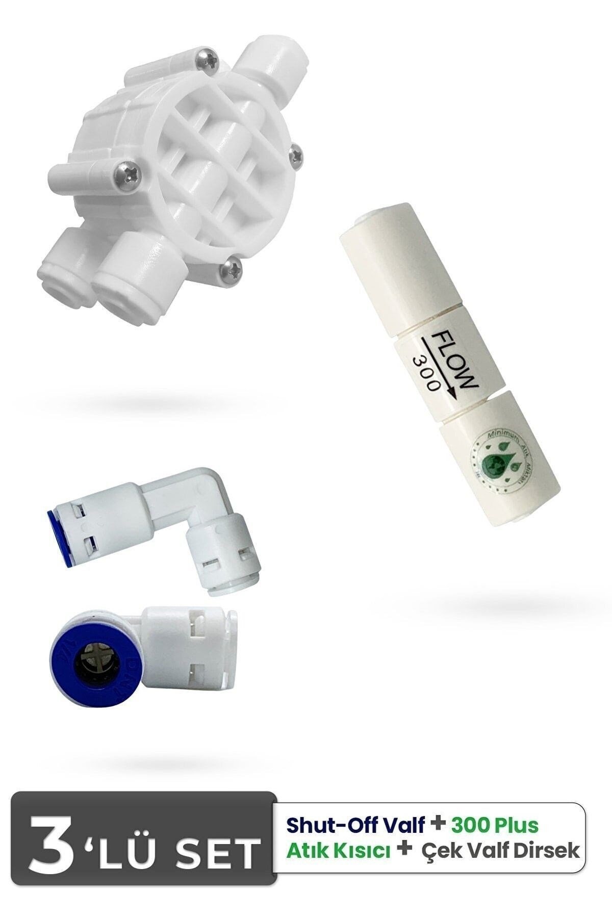 Su Arıtma Cihazı Için Yenileme Kiti (quick Check Valve-shut Off-flow) Checkvalve-shutoff-flow
