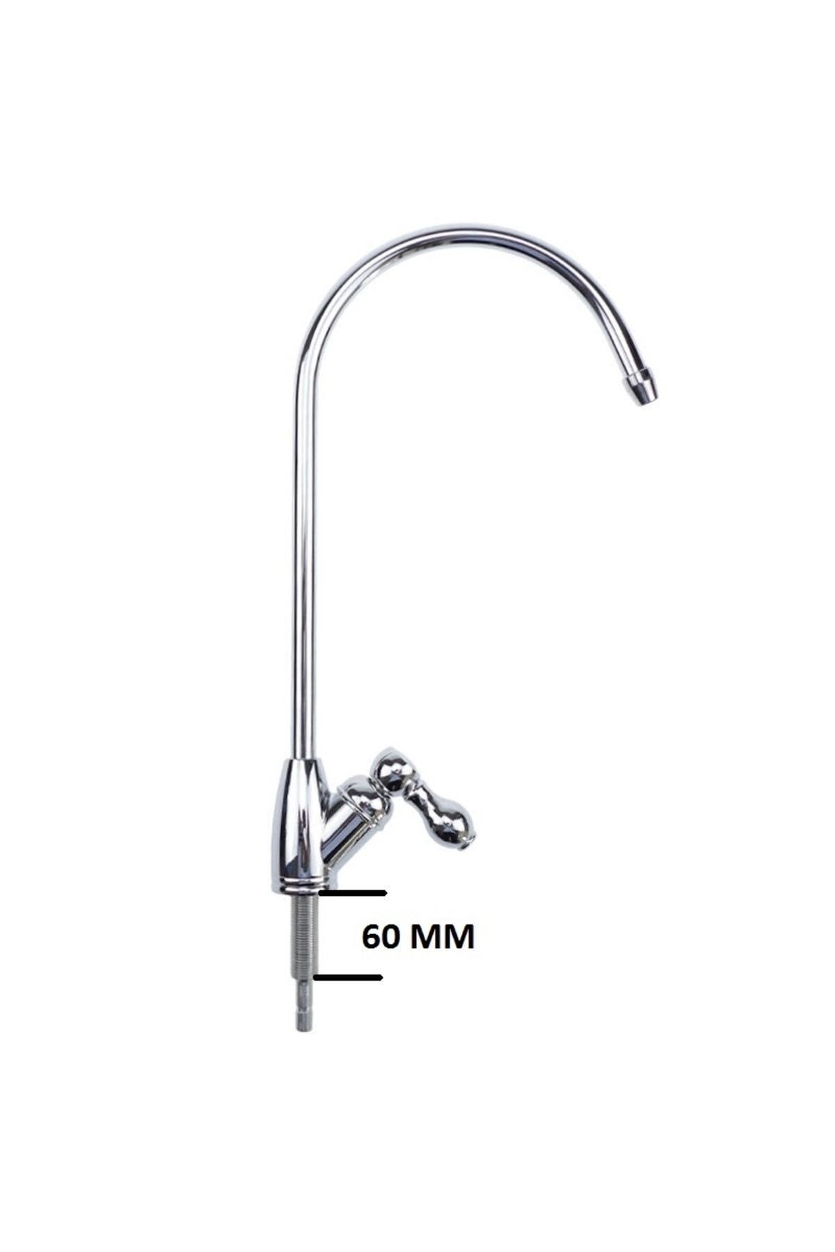 Su Arıtma Cıhazı Musluğu Tek Elcikli Tip Musluk ,60 Mm Vidalı Bağlantı