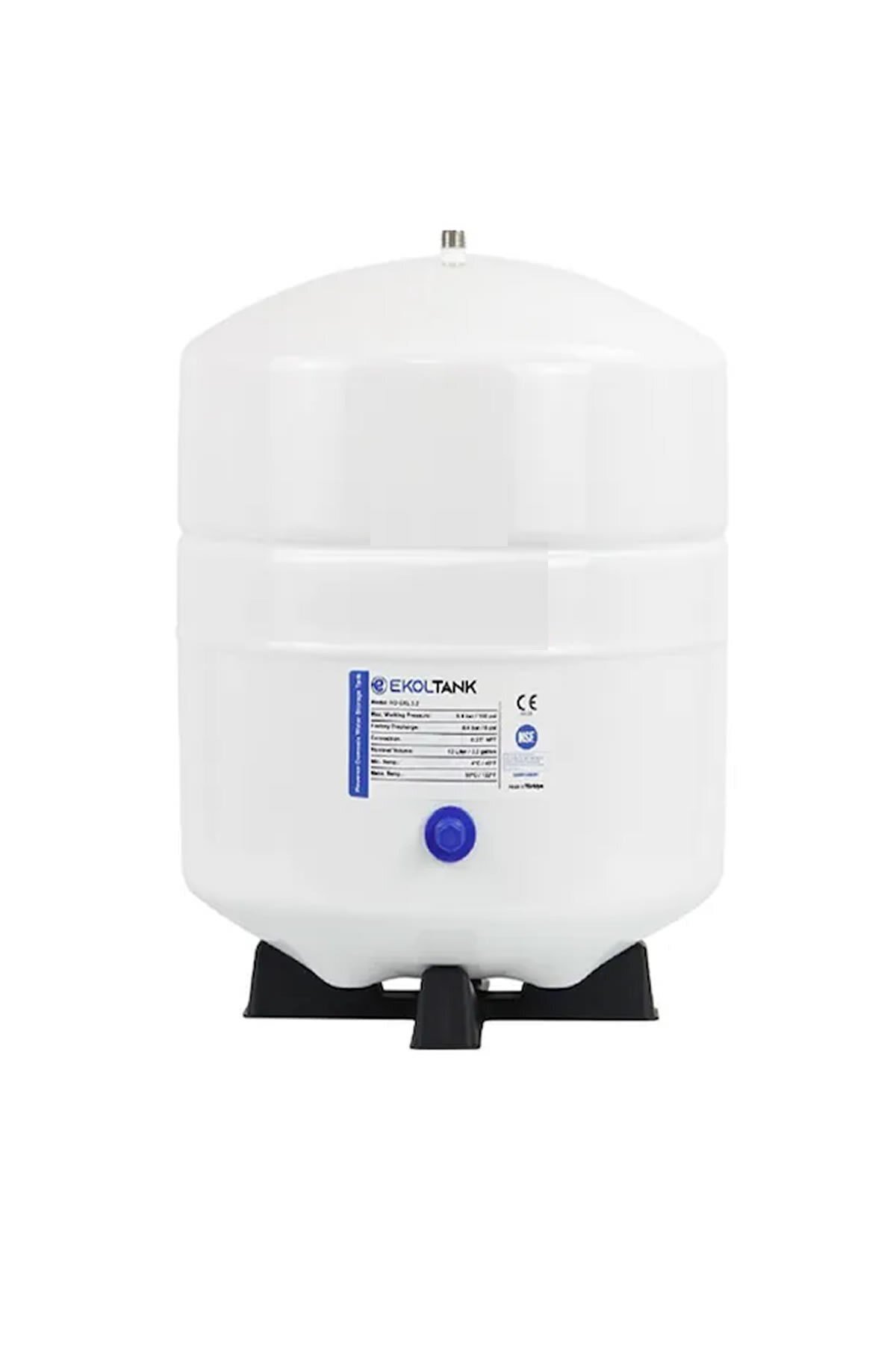 Su Arıtma Cihazı Su Tankı 3.2 Galon 12 Lt. Tank Vanası Hediyeli