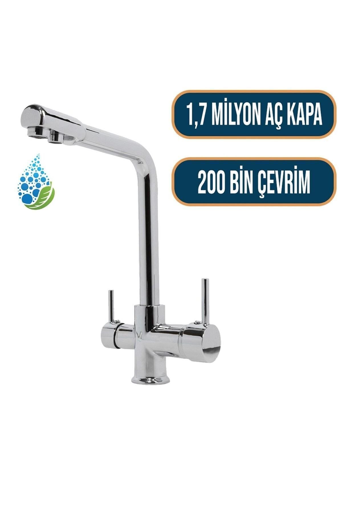 Su Arıtma için 3 Yollu Batarya Sıcak-Soğuk- Arıtmalı