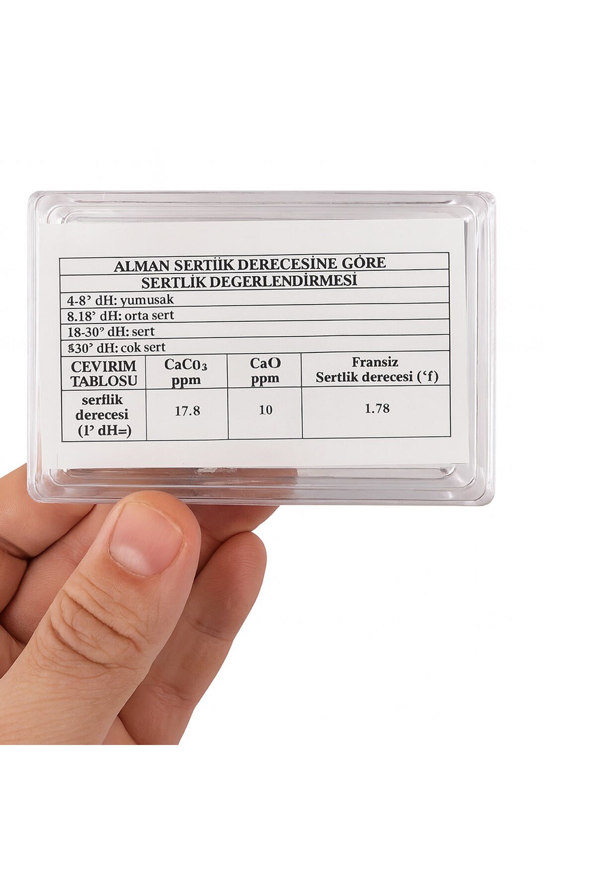 Su Testi Analiz Sıvısı | Toplam Sertlik Test Sıvısı