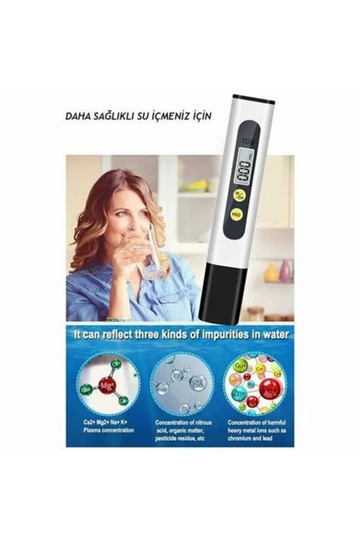 Tds Metre Iletkenlik Ölçer - Sıcaklık Ölçer