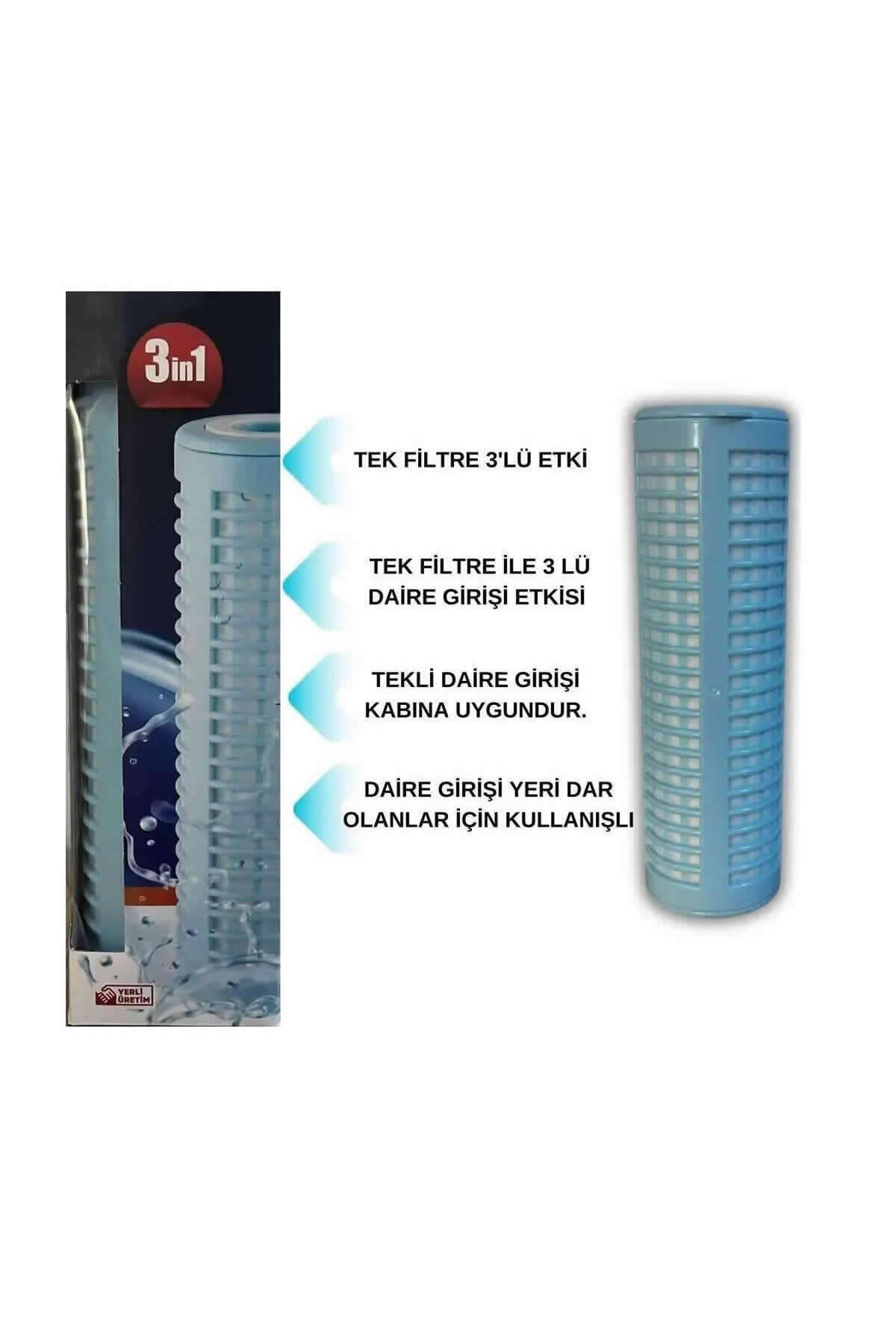 Tesisat Tipi 3ü Bir Arada (YIKANIR-SEDİMENT-SİLİFOZ) Filtresi